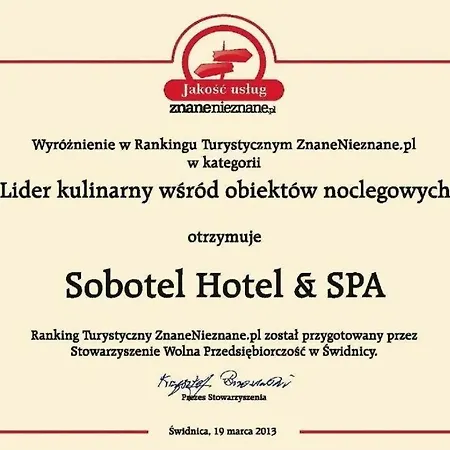 Hotel Hotel Sobotel I Spa Sobotka (Lower Silesia)